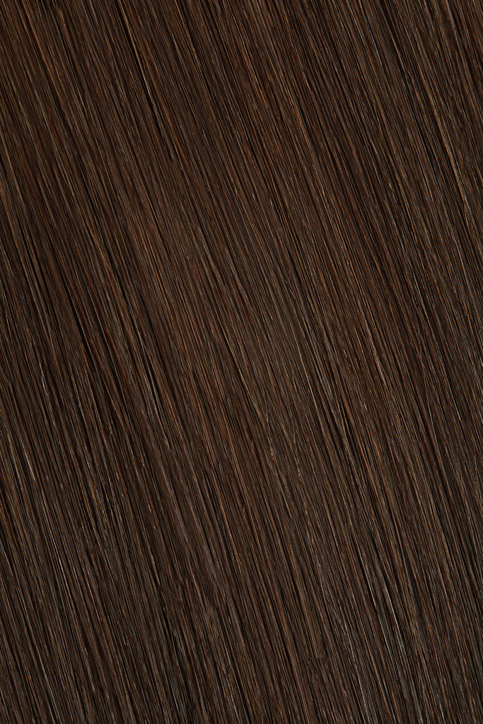 medium brown tape in hair extensions color